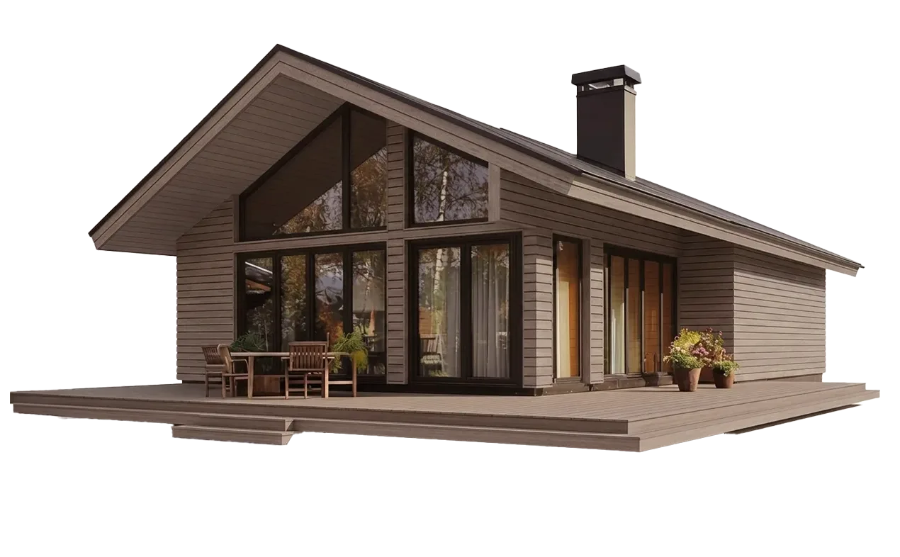 American home built with SeaLumber